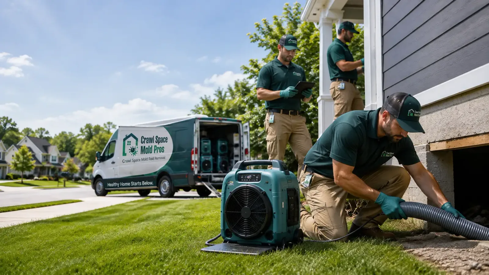 Crawl Space Mold Removal in Pottersville, NJ